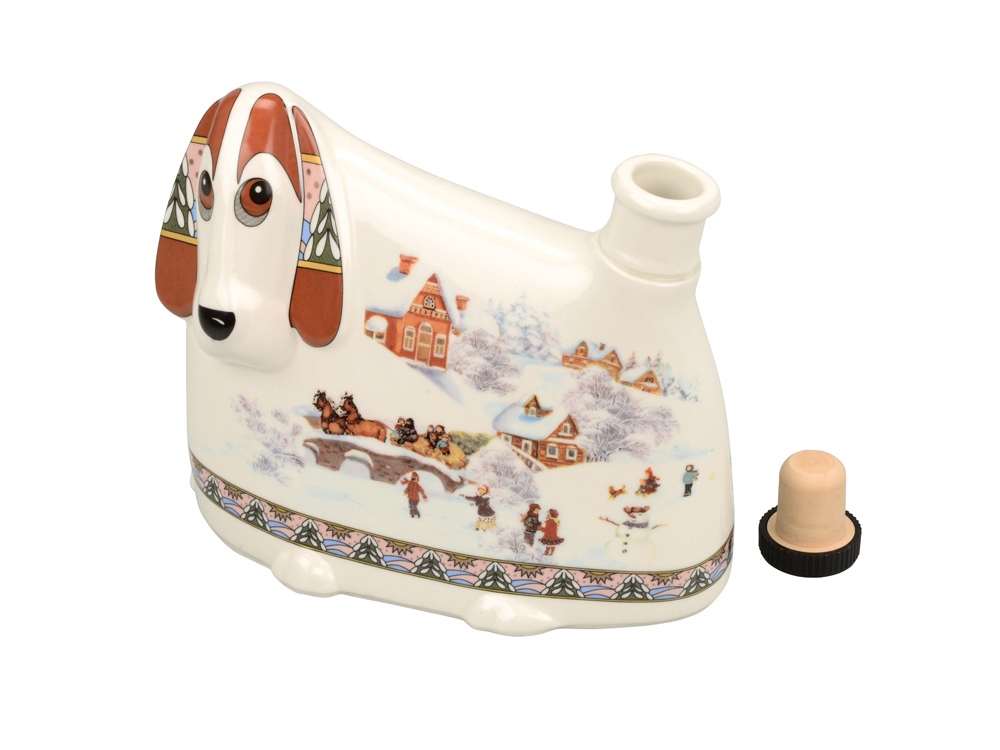 Штоф- собака Зимние забавы, 500мл