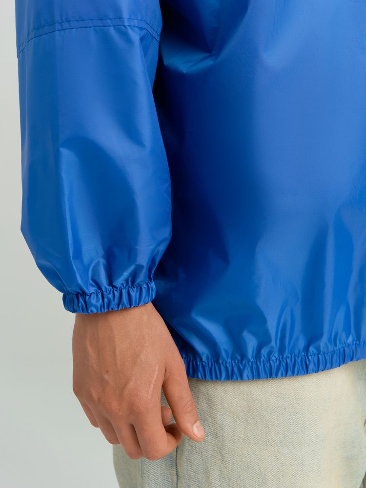 Дождевик-анорак Alatau, укороченный, синий