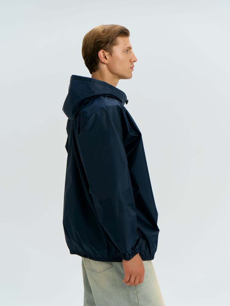 Дождевик-анорак Alatau, укороченный, синий