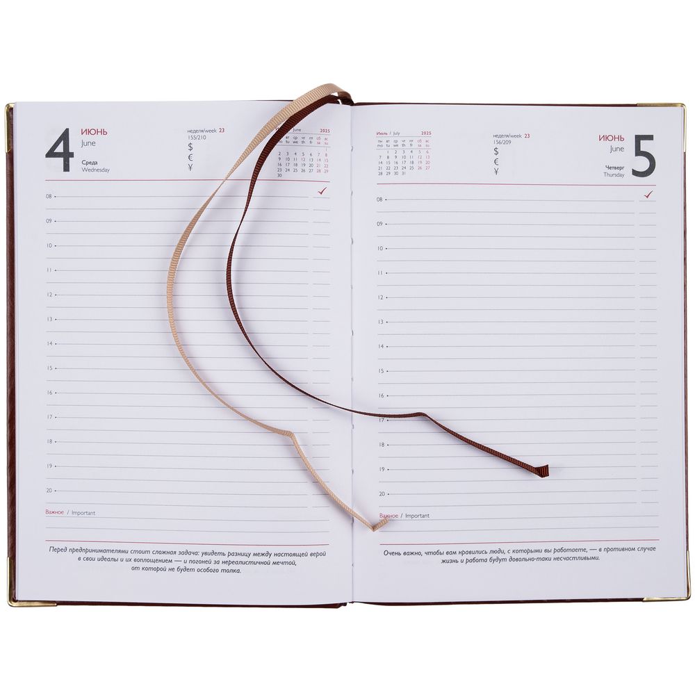 Ежедневник Lugo, датированный