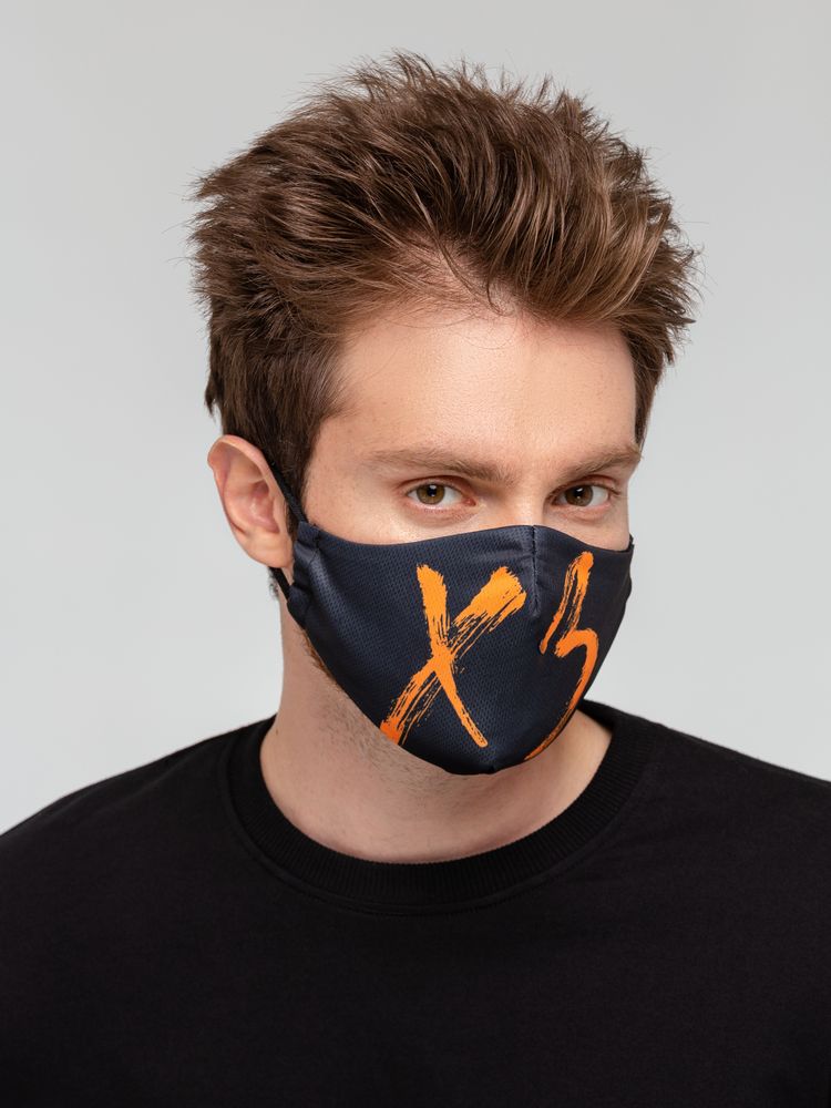 Маска для лица «Носить нельзя снимать» с логотипом Соль | Print Logo