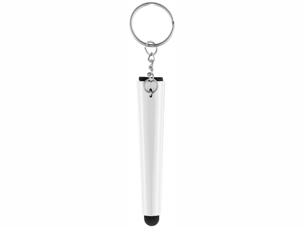 Очиститель экрана со стилусом и подставка для телефона 4 в 1, белый