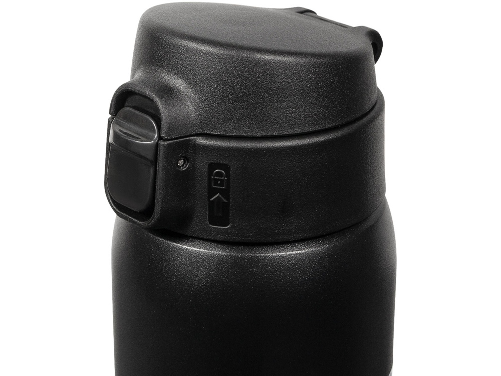 Термокружка Relaxika 701 (0,48 литра), черная (без лого)