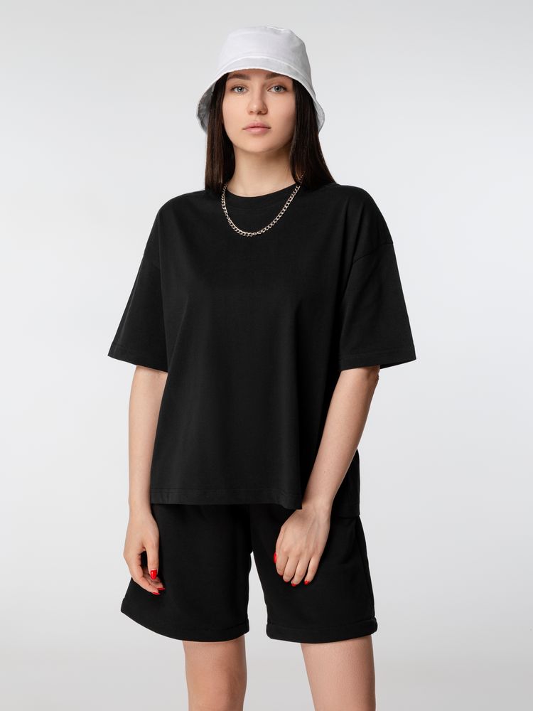 Футболка оверсайз женская Boxy Women, темно-серая (графит), размер S