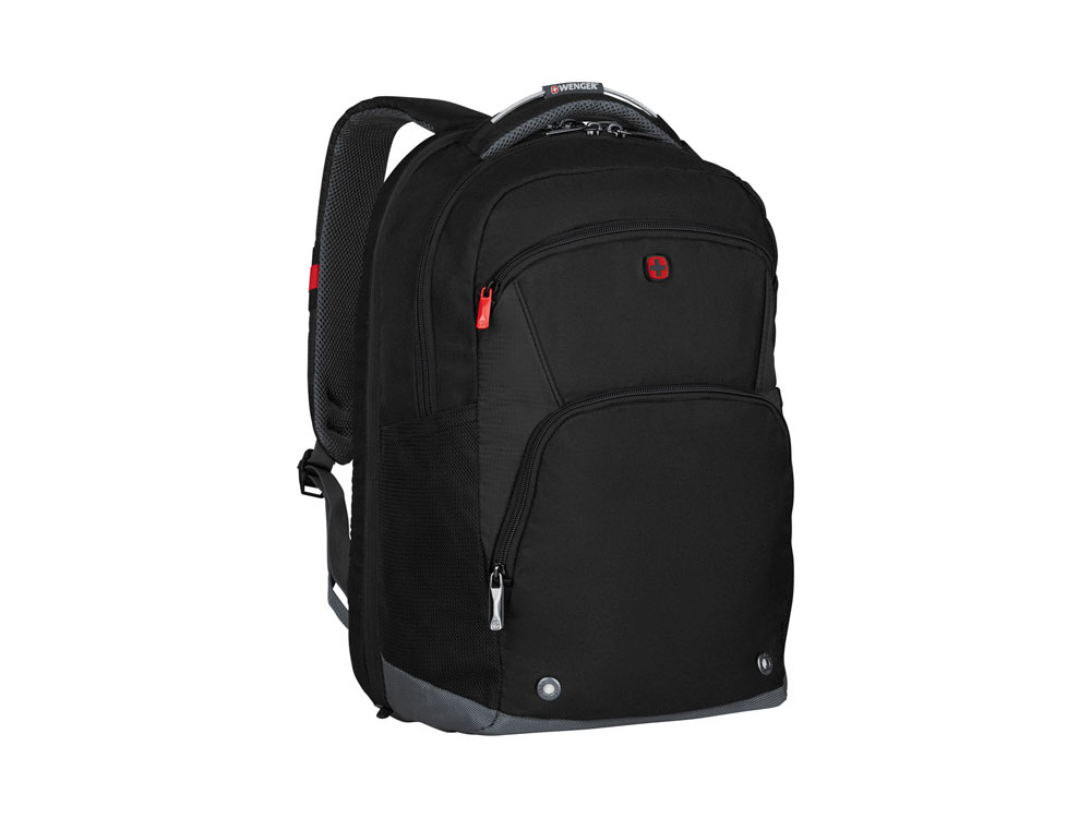 Рюкзак Buffer WENGER 16, черный, полиэстер/нейлон, 32 x 23 x 45 см, 21 л