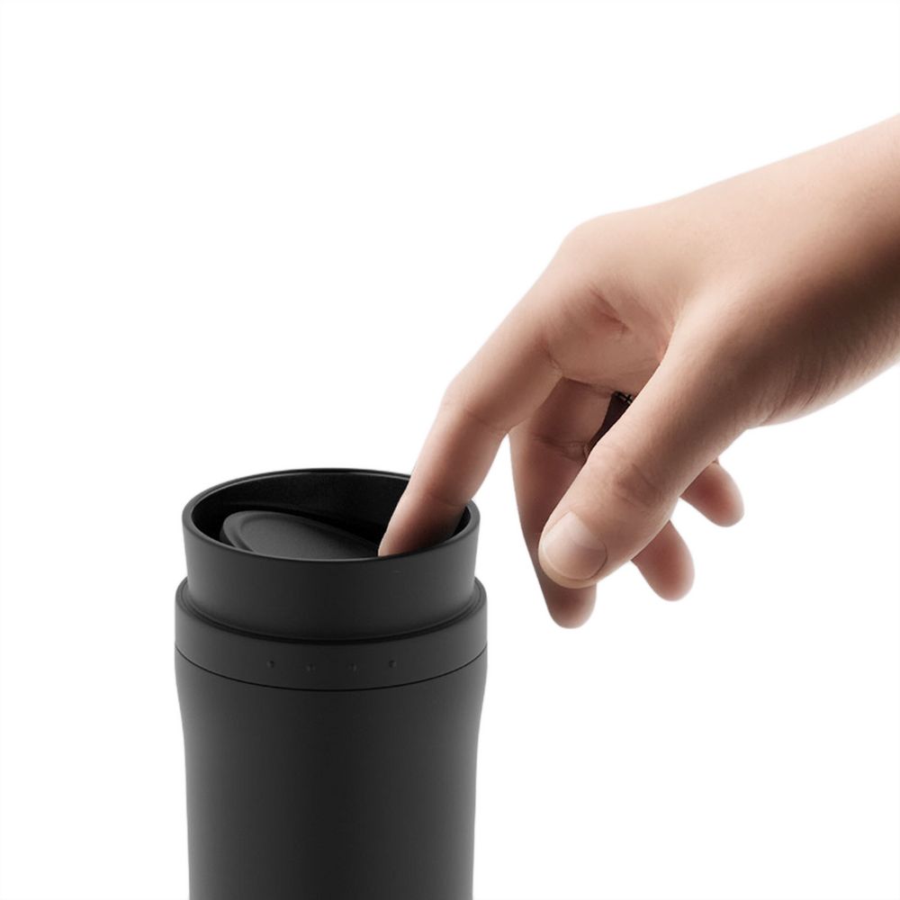 Термокружка Juta — пример нанесения логотипа (Nadoba) | Print Logo