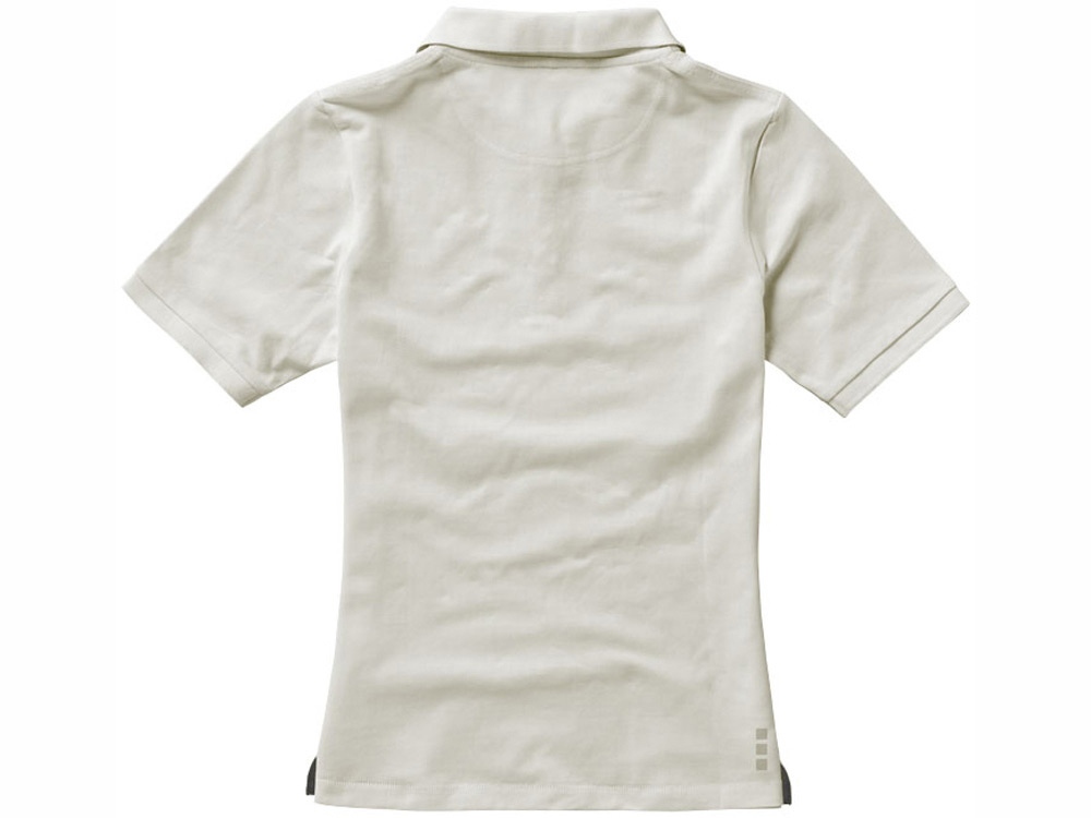Calgary женская футболка-поло с коротким рукавом, св. серый