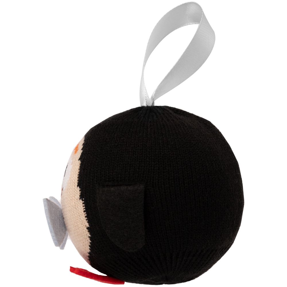 Елочный шар «Пингвин» — пример нанесения логотипа (сделано в России) | Print Logo