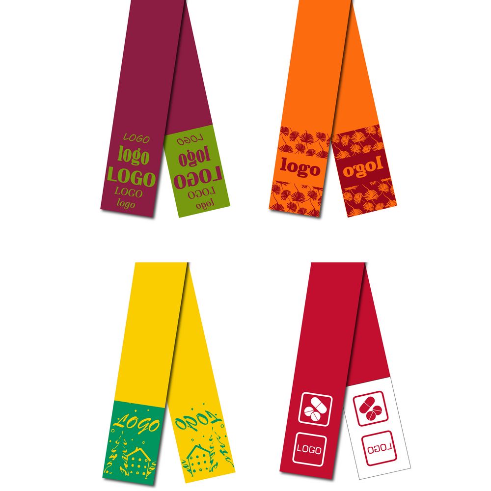 Шарф на заказ Tricksy Rand, M с логотипом  | Print Logo