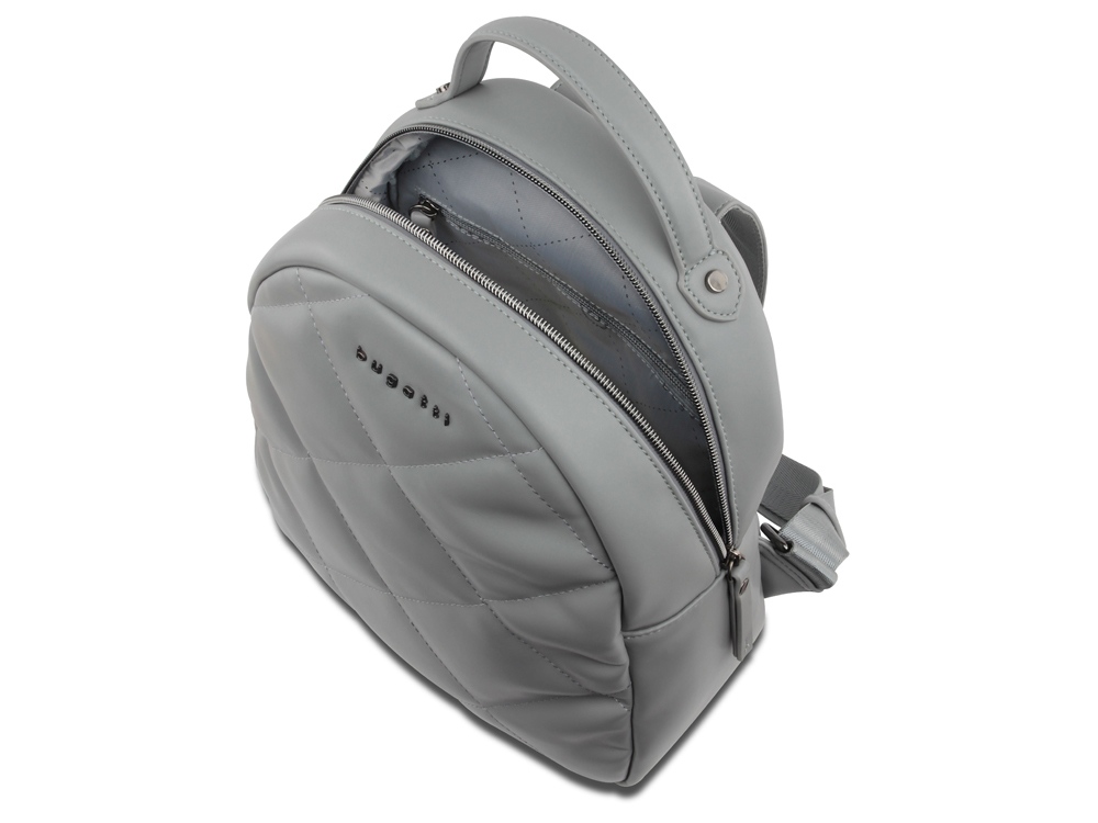 Рюкзак женский BUGATTI КАРА | CARA, серый, полиуретан, 25,5х11х27,5 см, 7 л