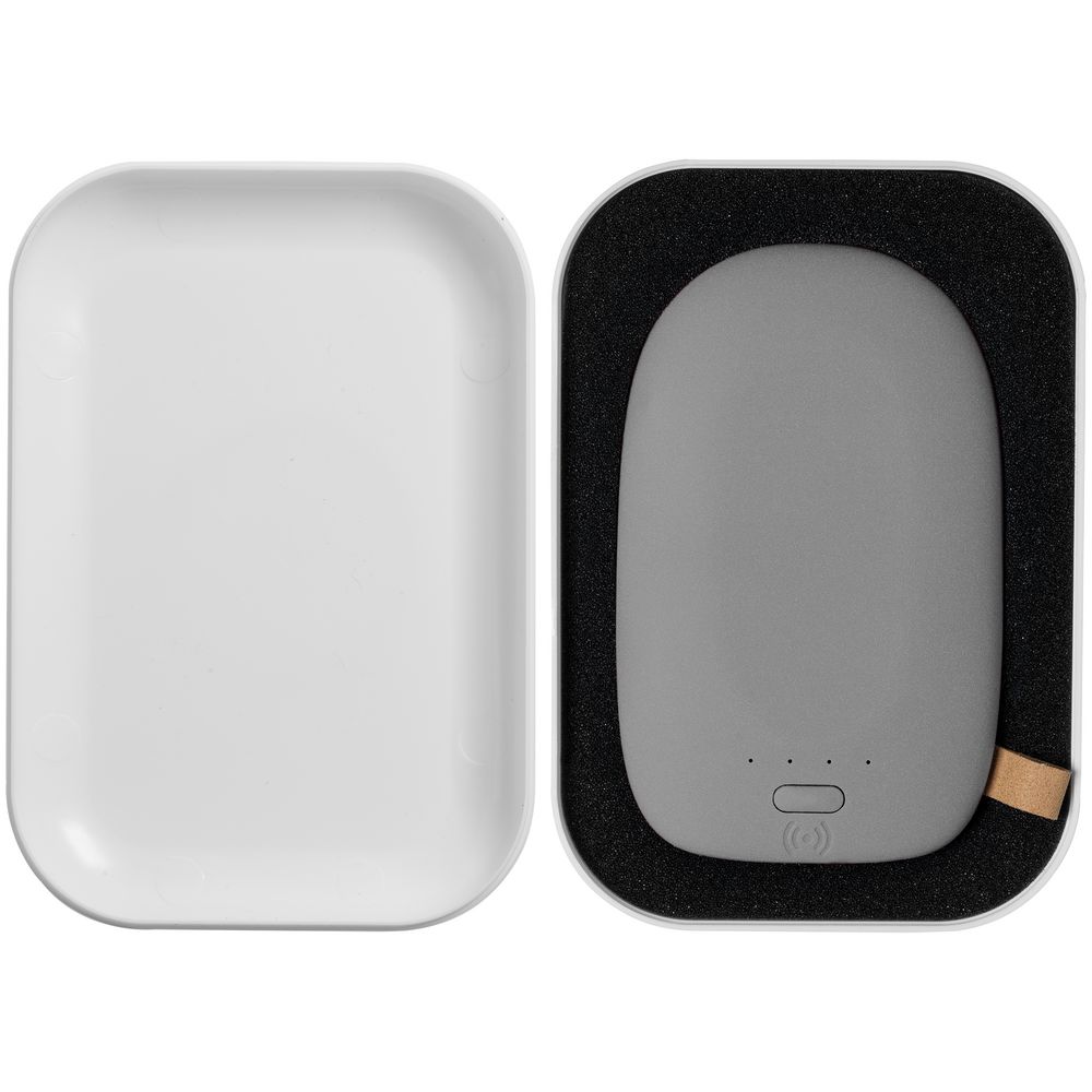 Аккумулятор с беспроводной зарядкой Pebble Wireless 9000 мАч фото на сайте Print Logo.