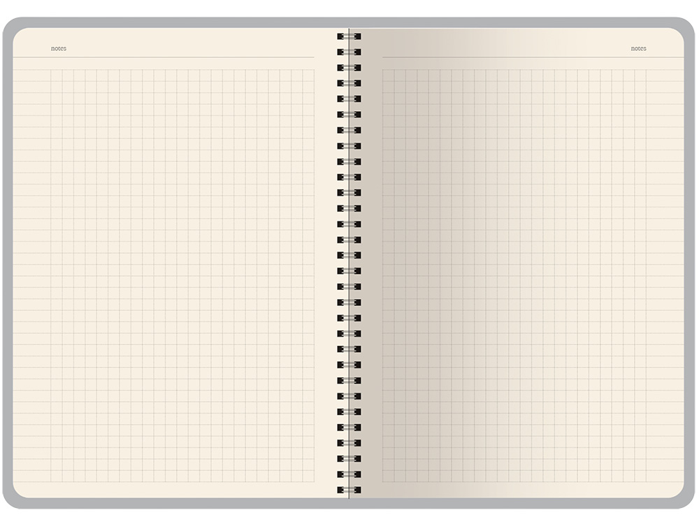 Бизнес тетрадь на гребне А5 Pragmatic, 60 листов в клетку, карибский синий