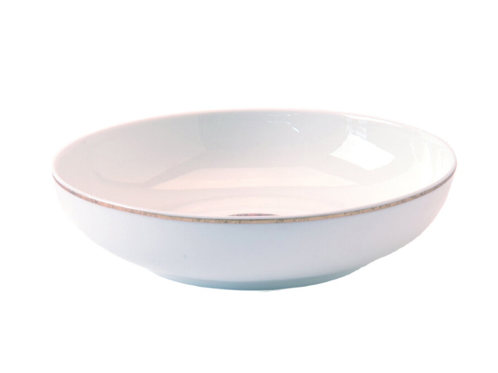 Суповая тарелка S.PLATE 2 GLD с логотипом Valerie Concept | Print Logo