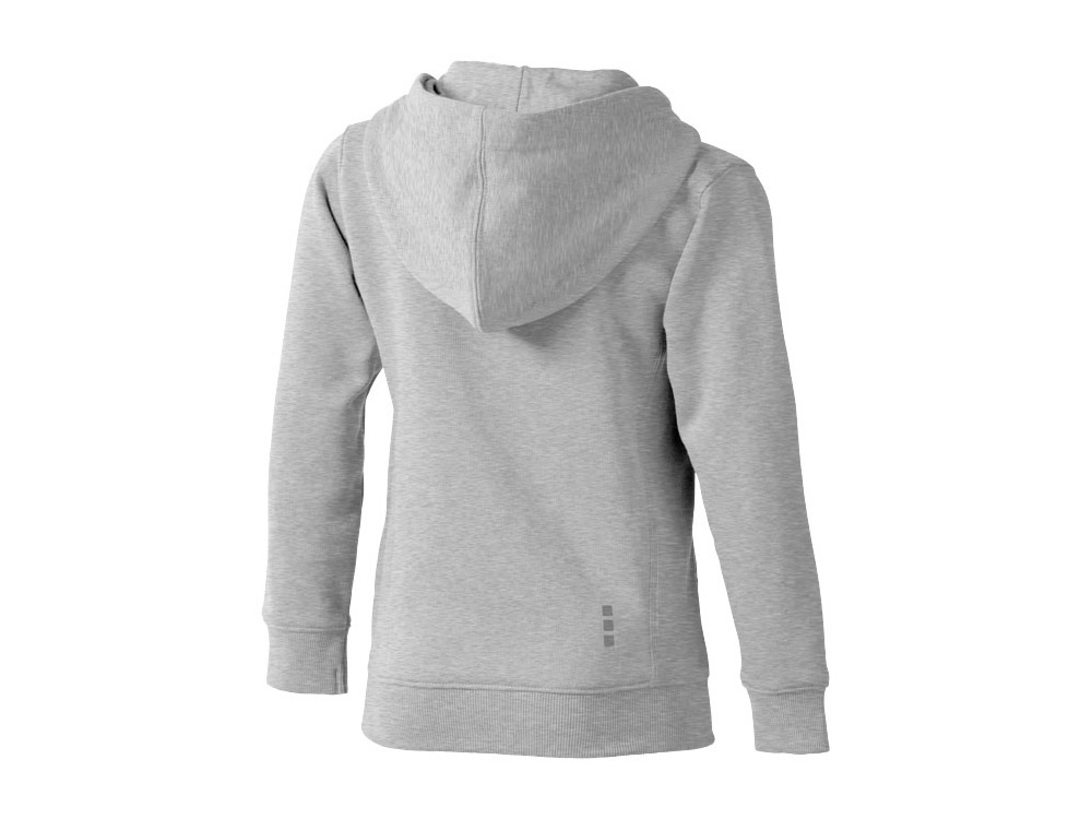 Толстовка Arora детская с капюшоном, серый меланж