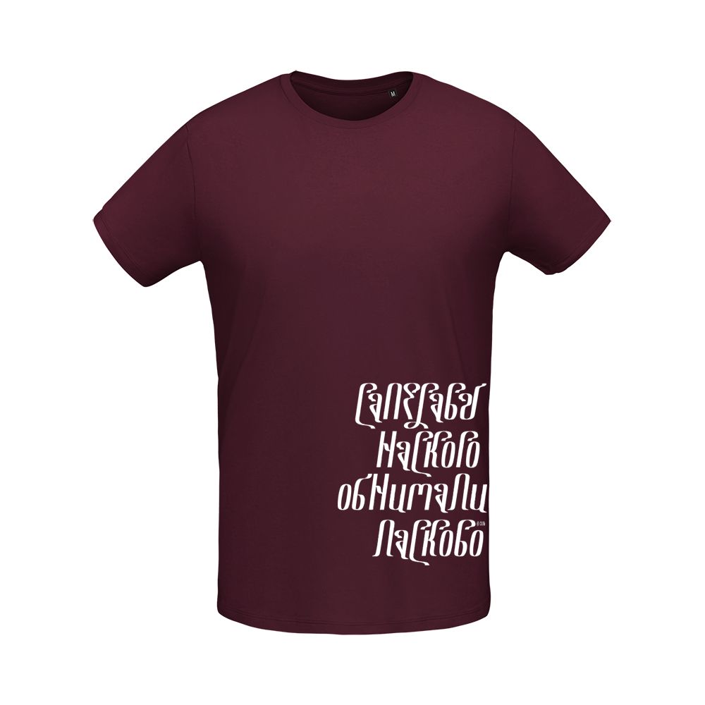 Футболка «Саперави» — пример нанесения логотипа (Соль) | Print Logo