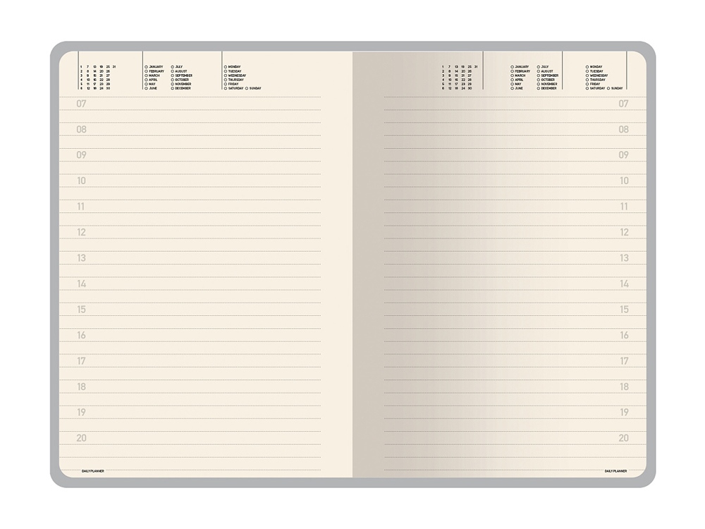 Ежедневник недатированный А5 Vincent new, ярко-синий (Р)