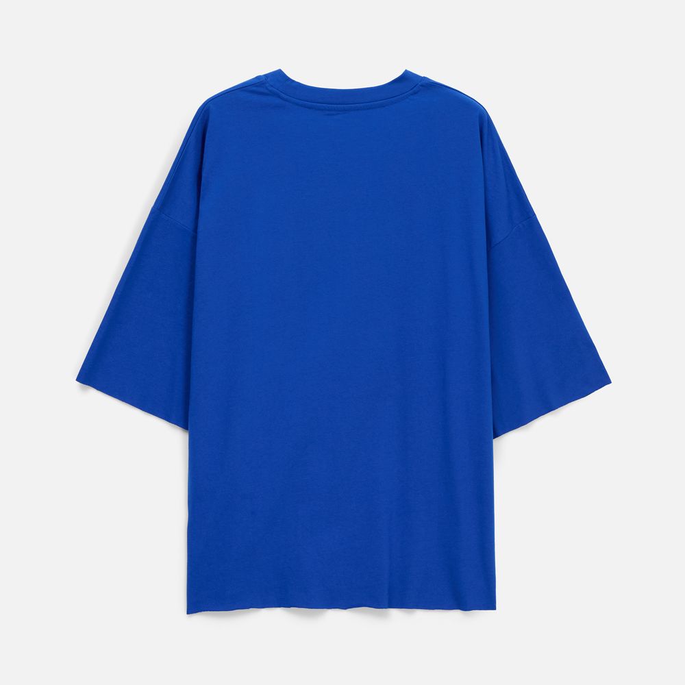 Футболка унисекс T1, синяя, размер XL/XXL