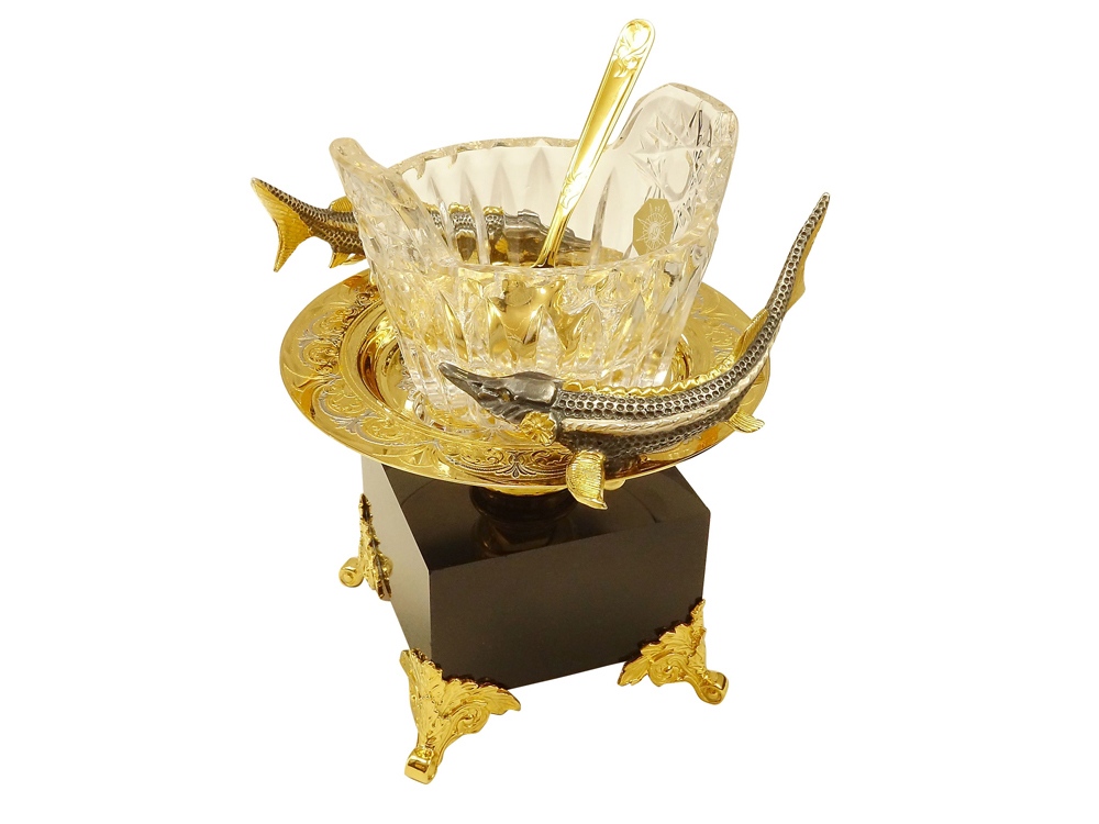 Икорница Царское угощение с логотипом  | Print Logo