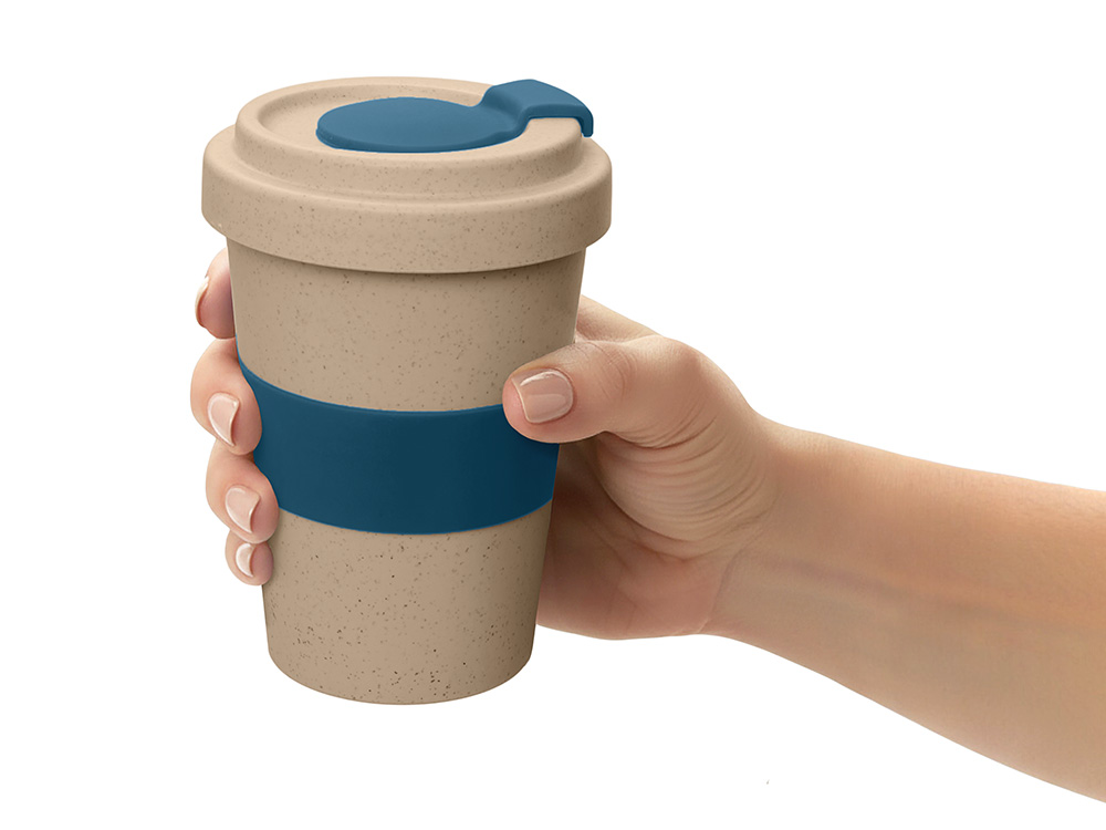 Стакан из пшеничного волокна Flava, petrol blue