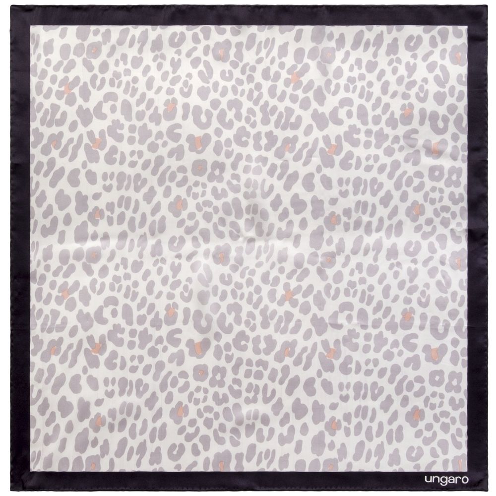 Платок Leopardo Silk с логотипом Ungaro | Print Logo