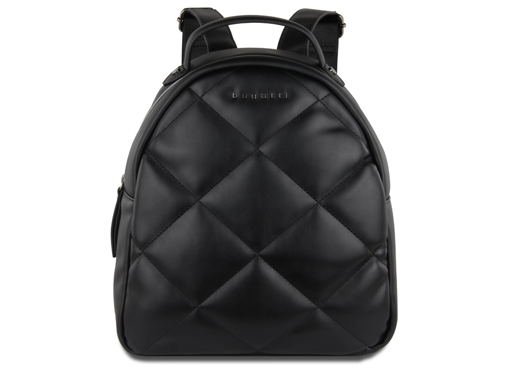 Рюкзак женский BUGATTI КАРА | CARA, чёрный, полиуретан, 25,5х11х27,5 см, 7 л