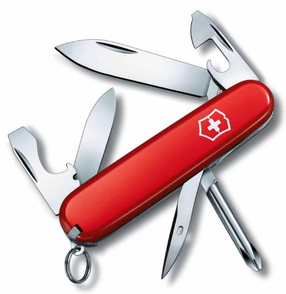 Армейский нож Tinker Small 84 — пример нанесения логотипа (VICTORINOX) | Print Logo