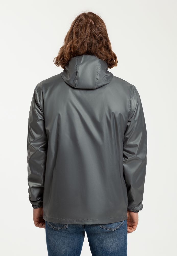 Ветровка мужская Fastplant серая, размер M