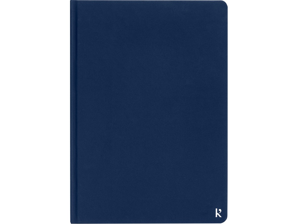 Блокнот в твердом переплете Karst формата A5, темно-синий