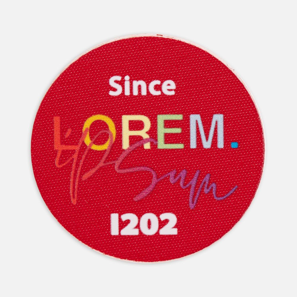 Наклейка тканевая Lunga Round, M