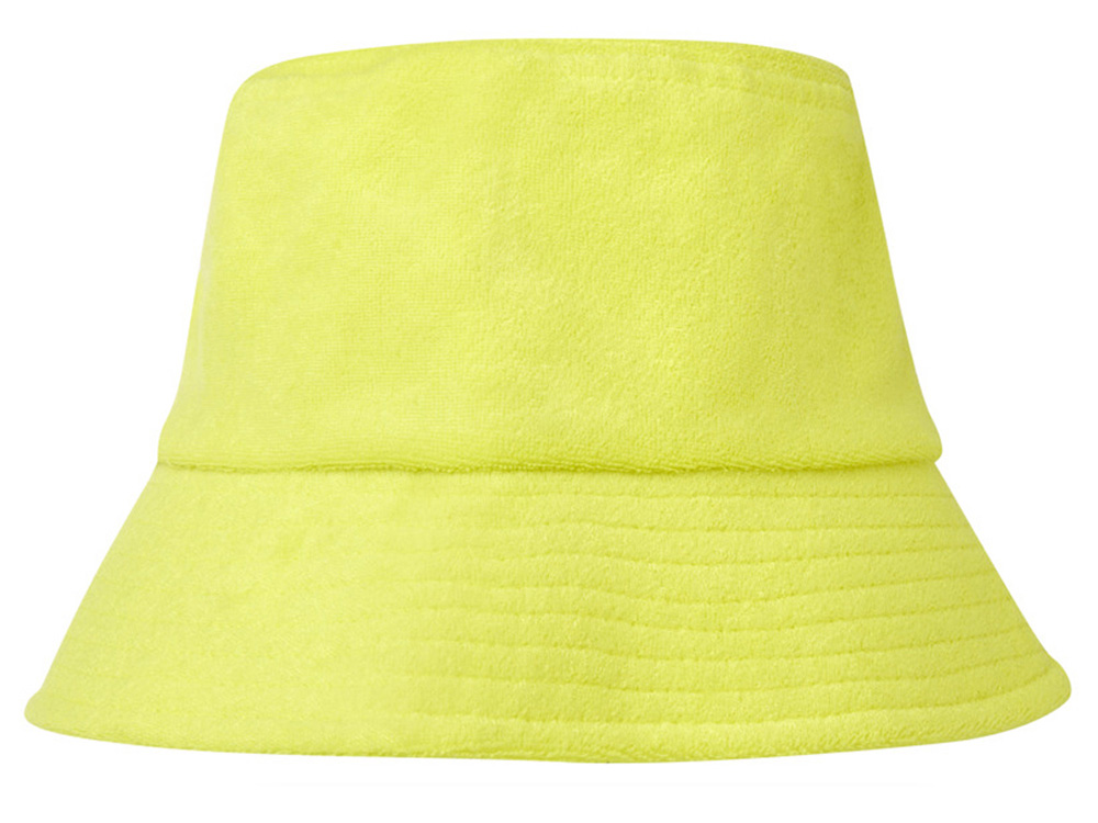 Панама Melo из переработанного махрового материала, сертифицированного GRS - Лайм
