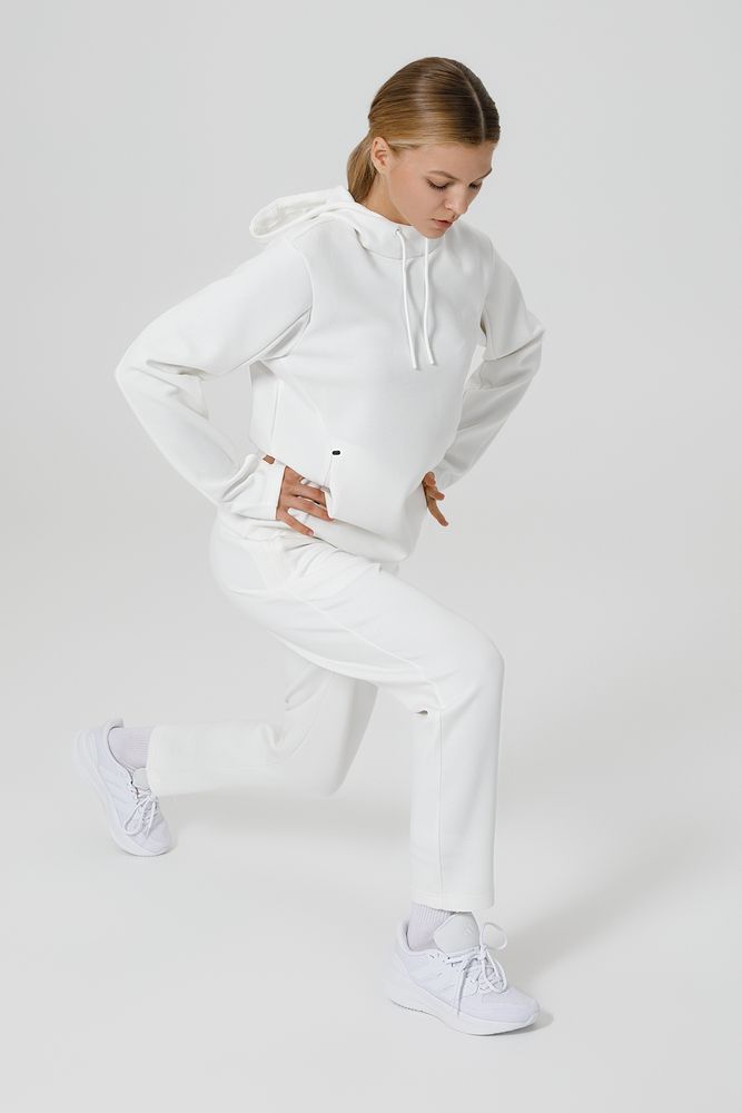 Худи унисекс Begi, молочно-белое, размер L