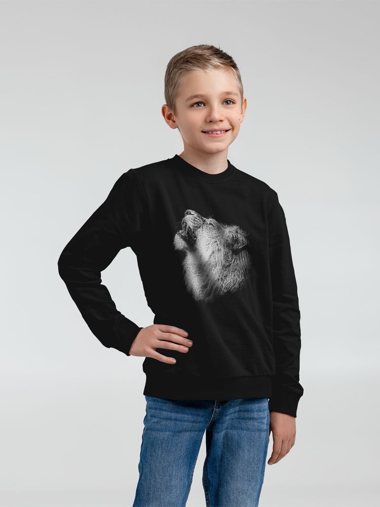 Свитшот детский Like a Lion с логотипом Принтэссенция | Print Logo