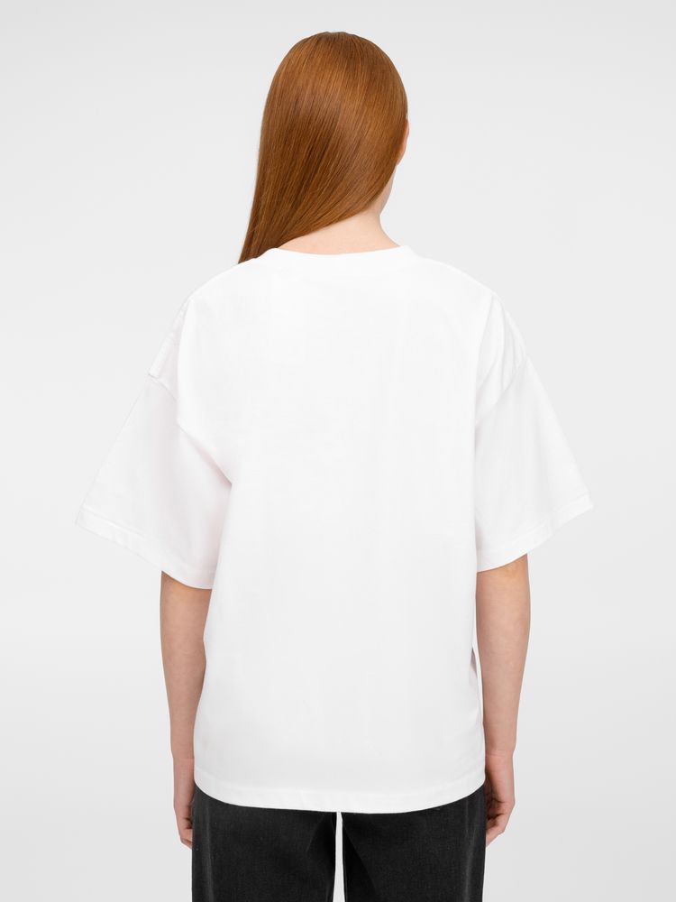 Футболка оверсайз унисекс Legacy, белая, размер S