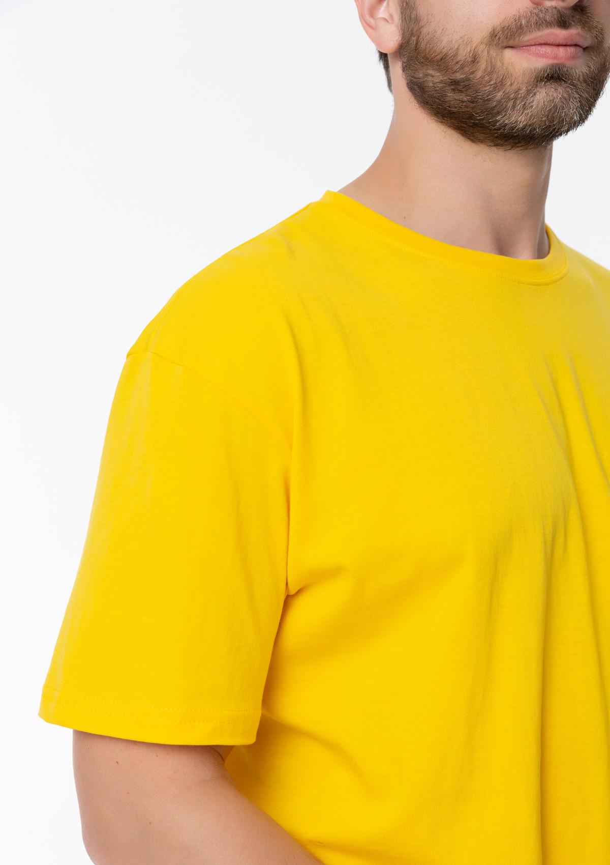 Футболка унисекс без бокового шва STAN хлопок 160, 02, Жёлтый,  (12/1)  (48/M)