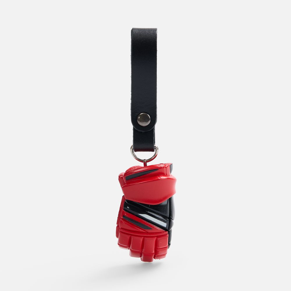 Брелок «Хоккейная перчатка» — пример нанесения логотипа (сделано в России) | Print Logo