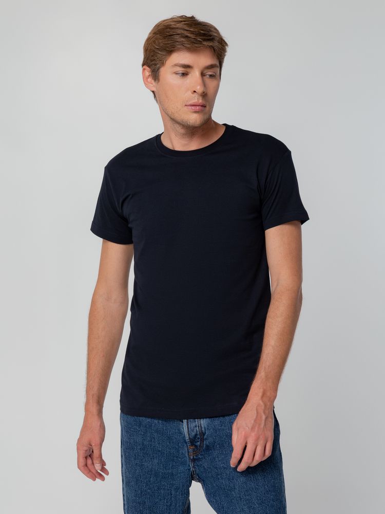 Футболка унисекс T-bolka 140, темно-синяя, размер 5XL