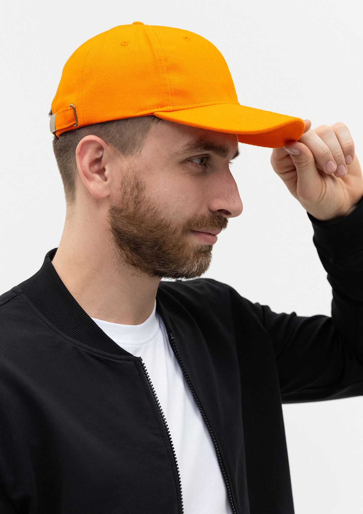 Бейсболка STAN 6 клиньев хлопок 330, 06, Оранжевый,  (28/1)  (56-58)