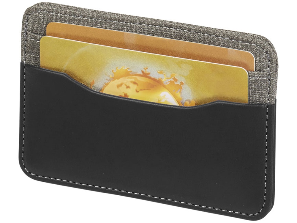 Картхолдер Heathered, черный