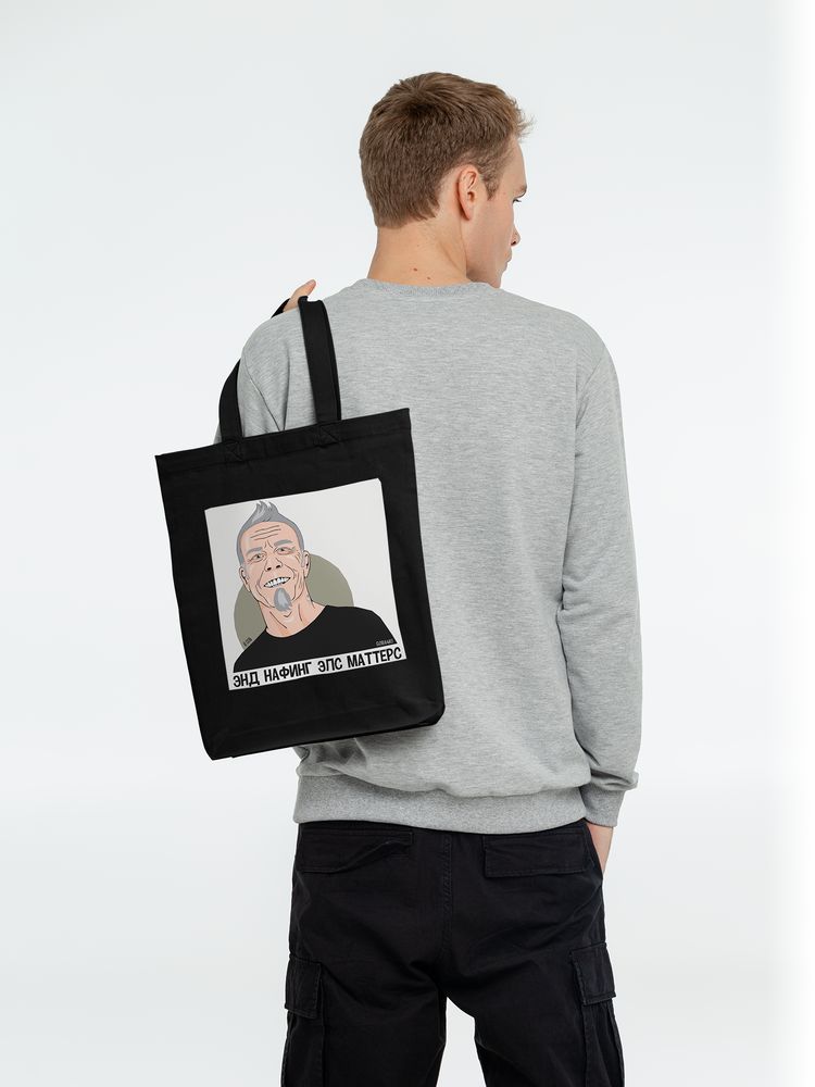 Холщовая сумка «Металлика» — пример нанесения логотипа (Соль) | Print Logo