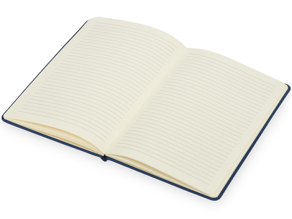 Блокнот Wispy, твердая обложка A5, 64 листа в линейку, синий (Р)