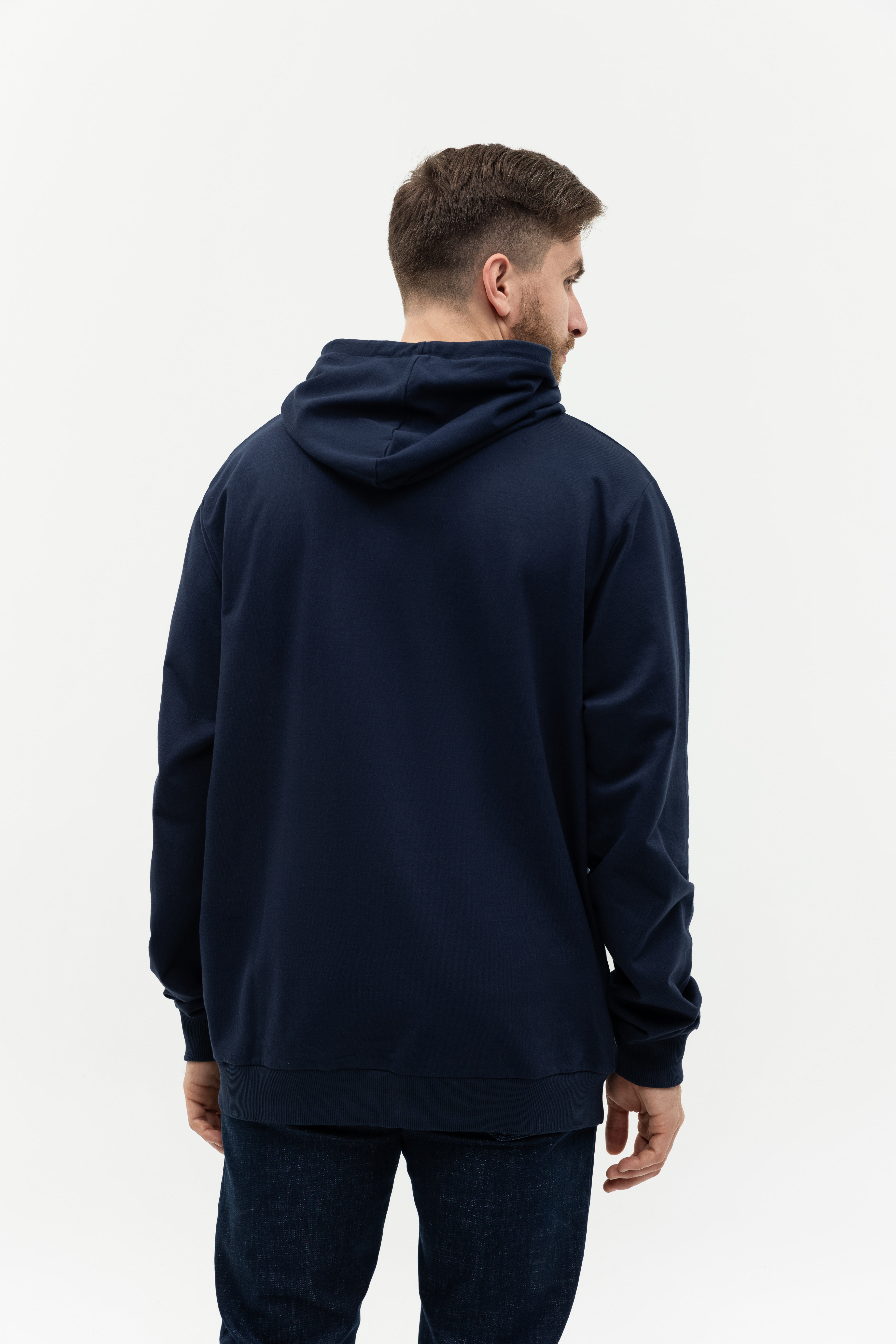 Худи унисекс STAN футер без начёса 260, 23, Тёмно-синий,  (46)  (42/XXS)