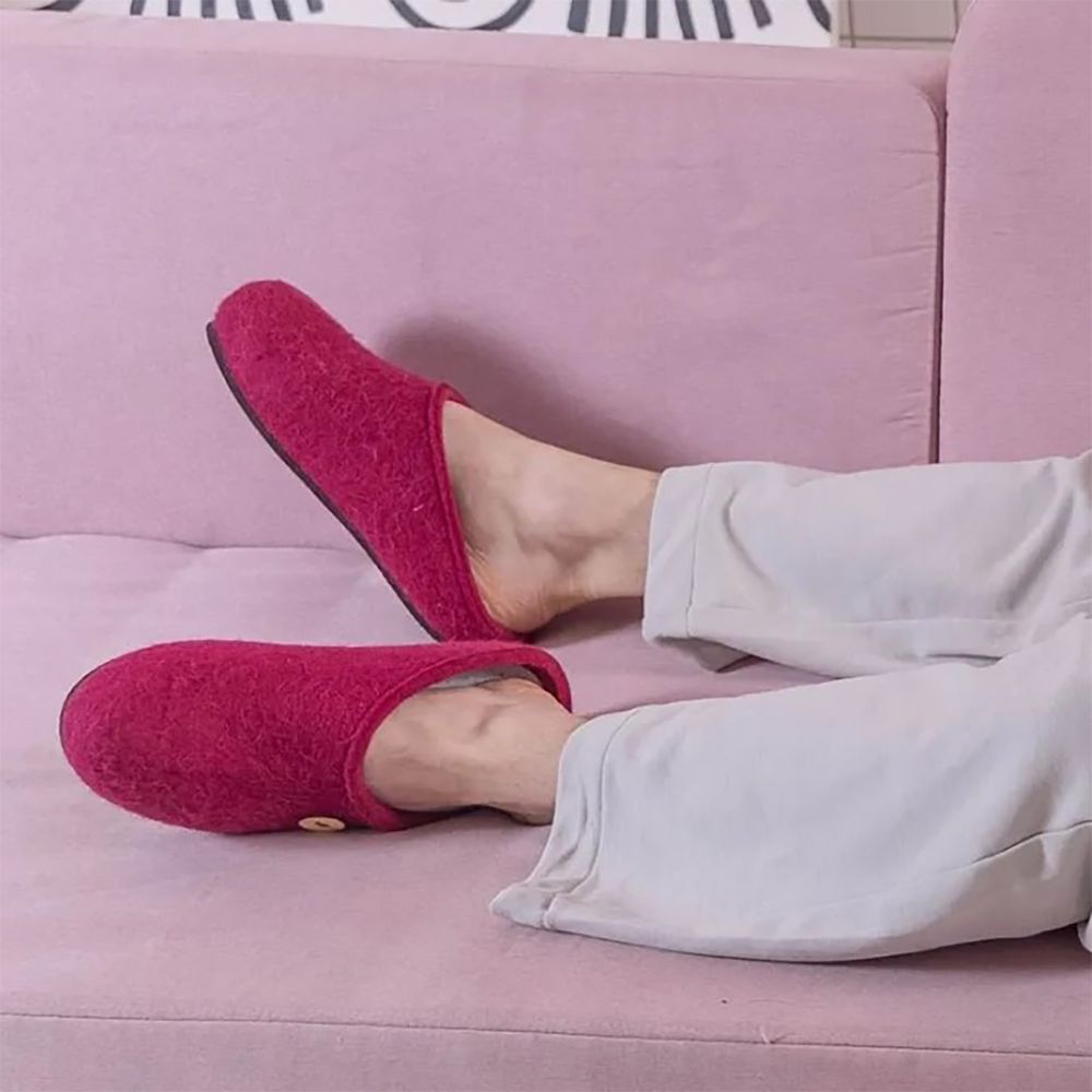 Домашние валенки Step, розовые (вереск), размер 39