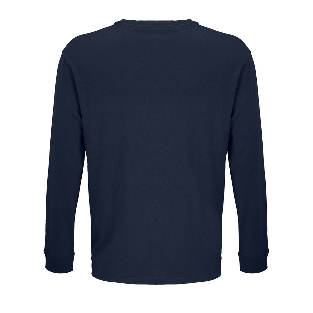 Футболка унисекс с длинным рукавом Pioneer LSL, темно-синяя, размер M