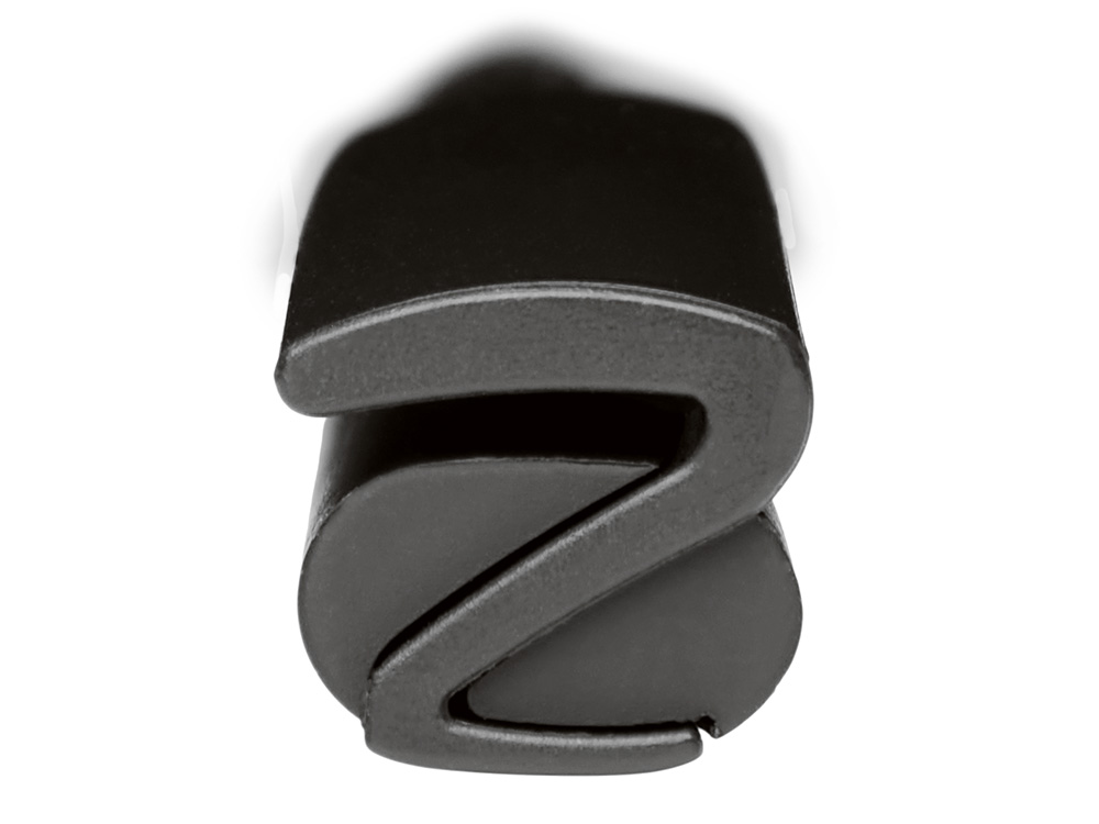 Ручка пластиковая soft-touch шариковая Zorro, черный