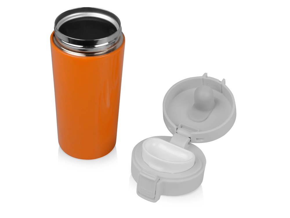 Герметичная термокружка Trigger 380мл, оранжевый