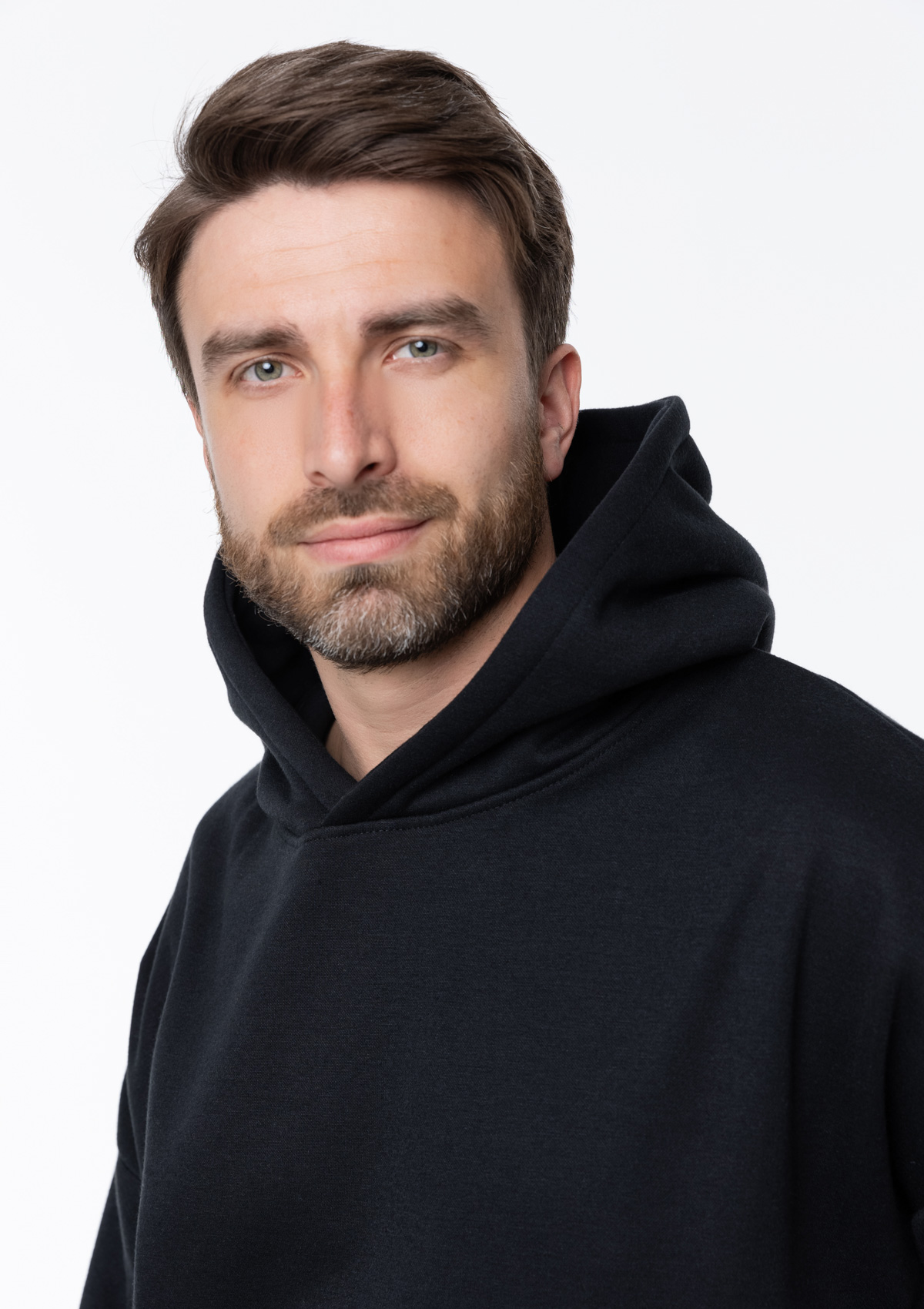 Худи унисекс STAN оверсайз интерсофт 320, 69, Чёрный,  (20)  (56/XXXL)