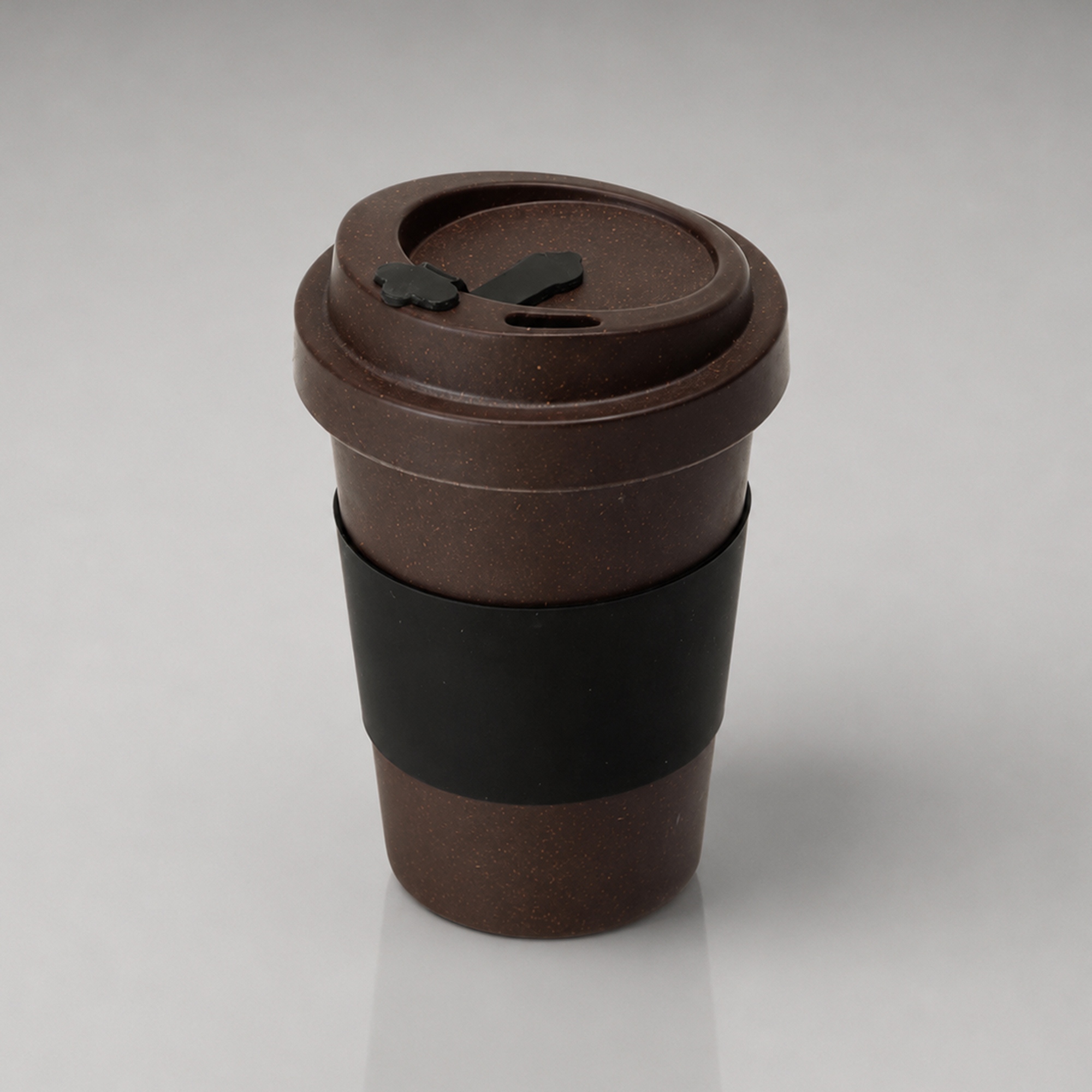 Стакан из кофе с силиконовой манжетой Latte с логотипом  | Print Logo