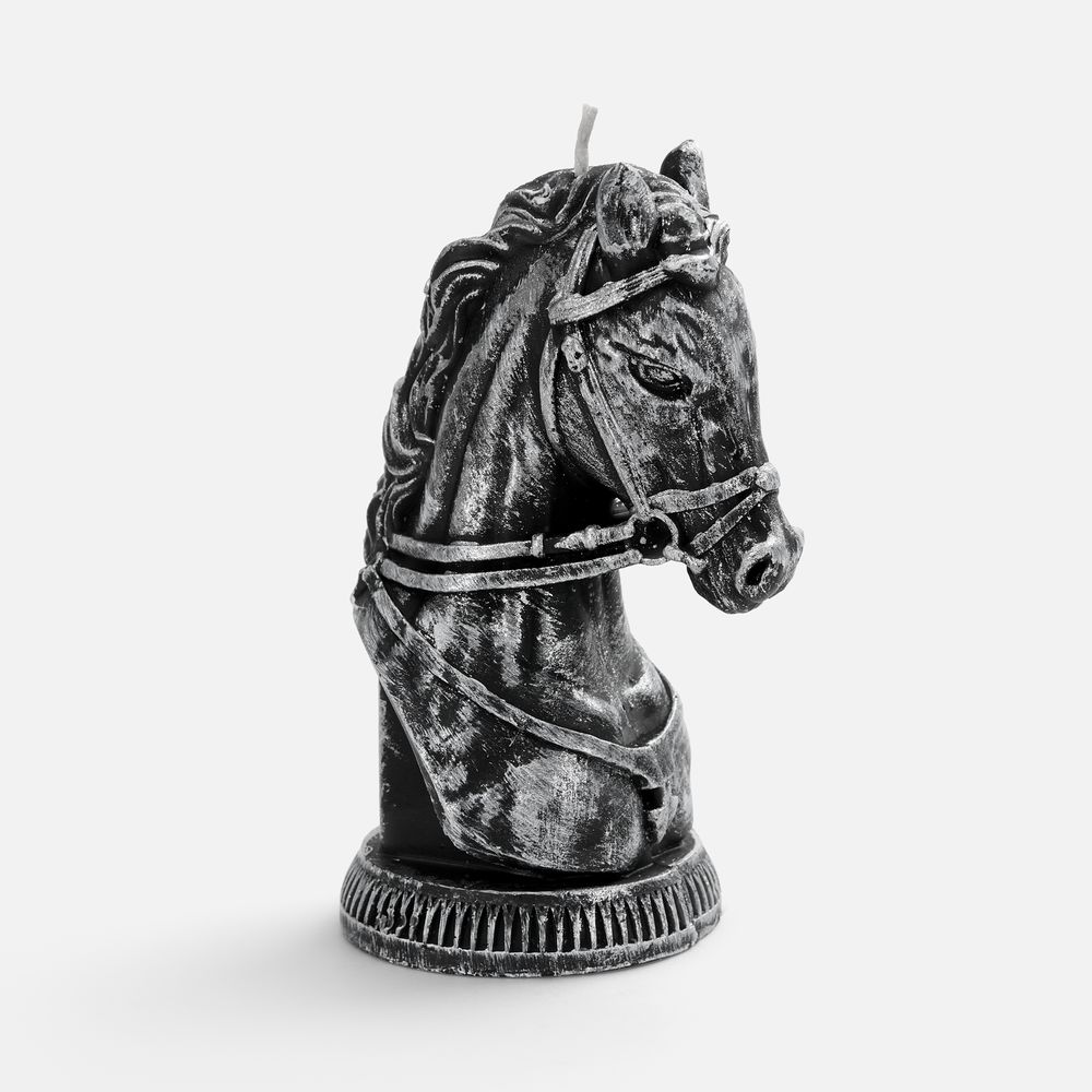 Свеча фигурная «Бюст лошади» с логотипом сделано в России | Print Logo