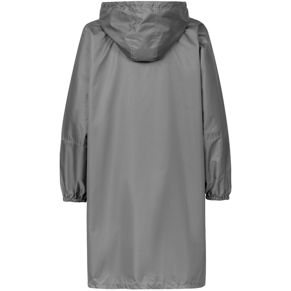 Дождевик-анорак Hard Work, серый фото на сайте Print Logо.