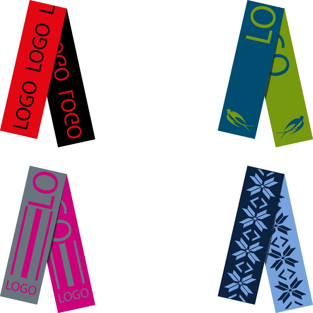 Шарфик на игрушку на заказ Tegan с логотипом сделано в России | Print Logo